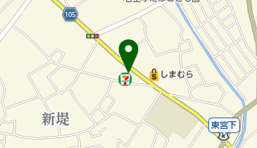 セブンイレブン 大宮新堤店(さいクルステーション)の地図画像