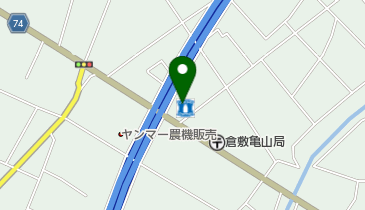 ローソン 倉敷亀山店(ハレいろ・サイクリング OKAYAMA 協力店)の地図画像