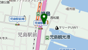 ローソン 児島駅南店(ハレいろ・サイクリング OKAYAMA 協力店)の地図画像