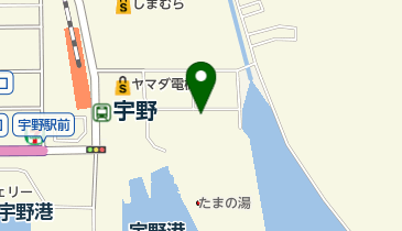 宇野港フットサルコート(ハレいろ・サイクリング OKAYAMA 協力店)の地図画像