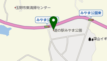 道の駅みやま公園(ハレいろ・サイクリング OKAYAMA 協力店)の地図画像