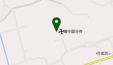 国分寺観光案内所(ハレいろ・サイクリング OKAYAMA 協力店)の地図画像