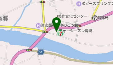 フォーシーズン湯郷(ハレいろ・サイクリング OKAYAMA 協力店)の地図画像