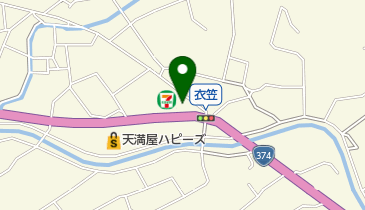 セブンイレブン 和気衣笠店(ハレいろ・サイクリング OKAYAMA 協力店)の地図画像