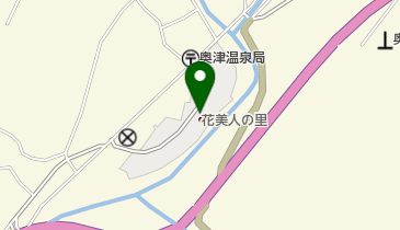 奥津温泉 花美人の里(ハレいろ・サイクリング OKAYAMA 協力店)の地図画像