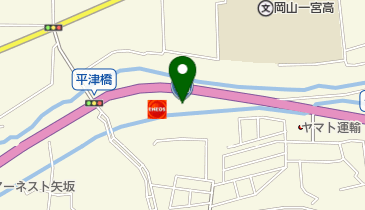 ローソン 岡山万成西町店(ハレいろ・サイクリング OKAYAMA 協力店)の地図画像