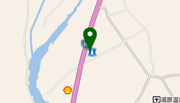 ローソン 湯原温泉店(ハレいろ・サイクリング OKAYAMA 協力店)の地図画像