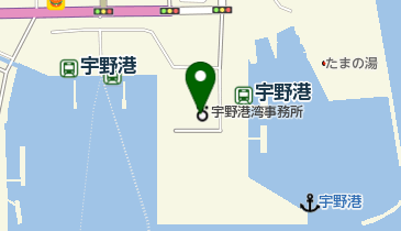 みなとオアシス宇野(ハレいろ・サイクリング OKAYAMA 協力店)の地図画像