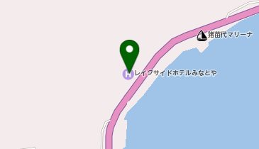 LAKE SIDE HOTEL みなとや(サイクリングステーション)の地図画像