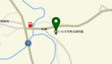 いわき市考古資料館(サイクリングステーション)の地図画像