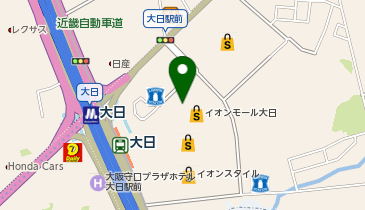 イオンバイク大日店(イオンスタイル大日店内)の地図画像