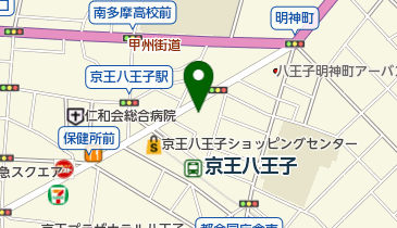 SBI新生銀行 八王子フィナンシャルセンターの地図画像