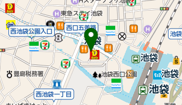 SBI新生銀行 池袋フィナンシャルセンターの地図画像