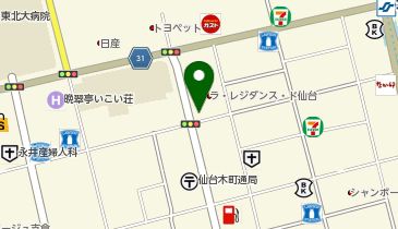 55.ローソン仙台二日町晩翠通店 (ドコモ・バイクシェア)の地図画像