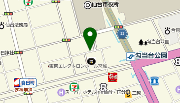 47.仙台パークビル (ドコモ・バイクシェア)の地図画像