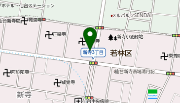 60.ベルシティ新寺 (ドコモ・バイクシェア)の地図画像