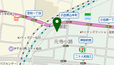 80.アルティザ仙台花京院 (ドコモ・バイクシェア)の地図画像