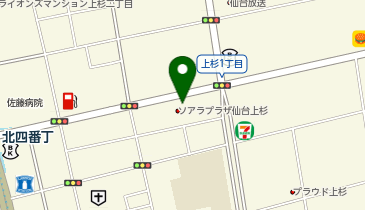 85.バウスクロス仙台上杉 (ドコモ・バイクシェア)の地図画像