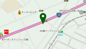 101.仙台ニュースカイマンション (ドコモ・バイクシェア)の地図画像