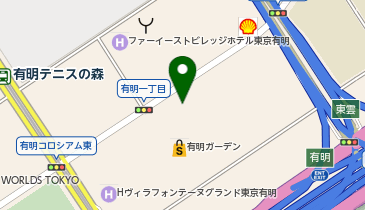 H1-149.有明ガーデン 公園口 (ドコモ・バイクシェア)の地図画像