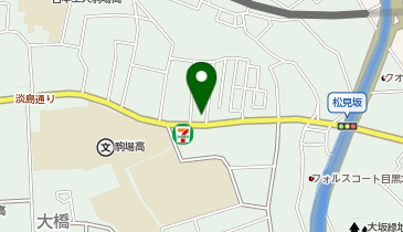 J1-39.松見坂公園 (ドコモ・バイクシェア)の地図画像