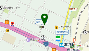 D1-14.コモレ四谷 (ドコモ・バイクシェア)の地図画像