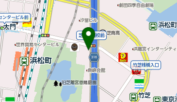 C1-71.芝商業高校前交差点 (ドコモ・バイクシェア)の地図画像