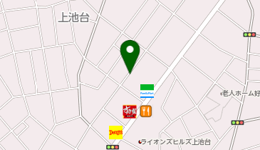 K1-102.上池台四丁目公園 (ドコモ・バイクシェア)の地図画像