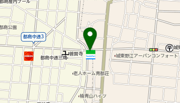 L-02.ファミリーマート城東えなみ店 (ドコモ・バイクシェア)の地図画像
