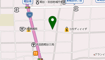 K1-105.東糀谷二丁目児童公園 (ドコモ・バイクシェア)の地図画像