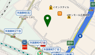 114.イオンモール広島府中 (ドコモ・バイクシェア)の地図画像