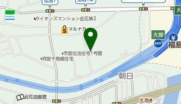 J-13.UR千鳥橋団地 (ドコモ・バイクシェア)の地図画像