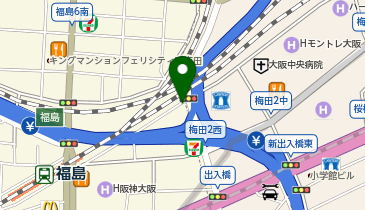 C-13.アパホテル大阪梅田 (ドコモ・バイクシェア)の地図画像