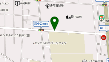 K1-109.萩中公園プール駐輪場 (ドコモ・バイクシェア)の地図画像