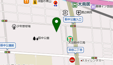 K1-110.萩中集会所裏 (ドコモ・バイクシェア)の地図画像