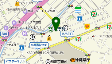 06.パレットくもじ県庁前駅下 (ドコモ・バイクシェア)の地図画像