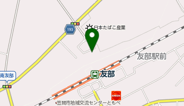 友部駅(北口) (かさまCYCLING)の地図画像