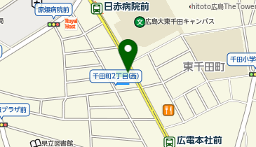 118.ファミリーマート広島千田町店 (ドコモ・バイクシェア)の地図画像