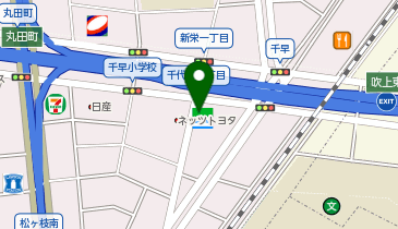 095.ファミリーマート千早店 (カリテコバイク)の地図画像