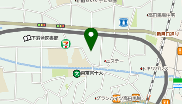 D7-12.プラウド高田馬場 (ドコモ・バイクシェア)の地図画像