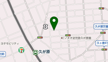 K1-118.久が原3丁目 (ドコモ・バイクシェア)の地図画像