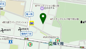 114.榴岡天満宮 (ドコモ・バイクシェア)の地図画像