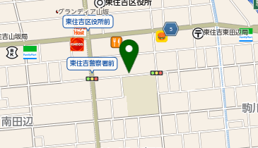 R-16.東住吉会館複合施設 (ドコモ・バイクシェア)の地図画像