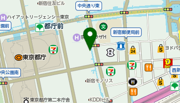 D6-30.京王プラザホテル (ドコモ・バイクシェア)の地図画像