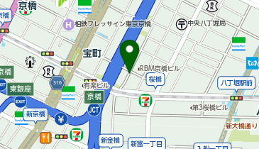 B2-17.アーバネックス八丁堀 (ドコモ・バイクシェア)の地図画像