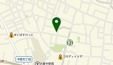 N3-11.上高田区民活動センター (ドコモ・バイクシェア)の地図画像