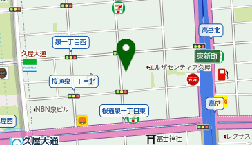 157.名鉄協商パーキング泉1丁目第6 (カリテコバイク)の地図画像