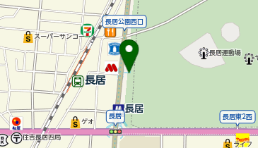 R-30.地下鉄長居駅地下駐輪場 (ドコモ・バイクシェア)の地図画像