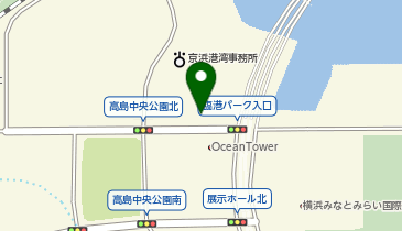 133.プライムコーストみなとみらい (ドコモ・バイクシェア)の地図画像