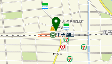 【他ポートへの返却不可】07.スマート駅リンくん甲子園口 (スマート駅リンくん)の地図画像